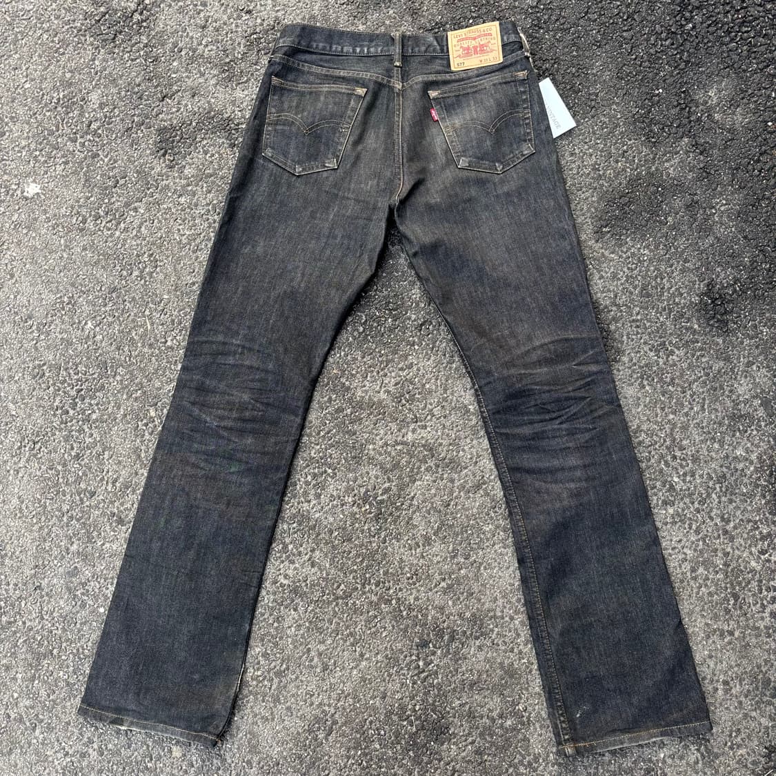 00년대 일본 리바이스 577 부츠컷 블랙 상품이미지5