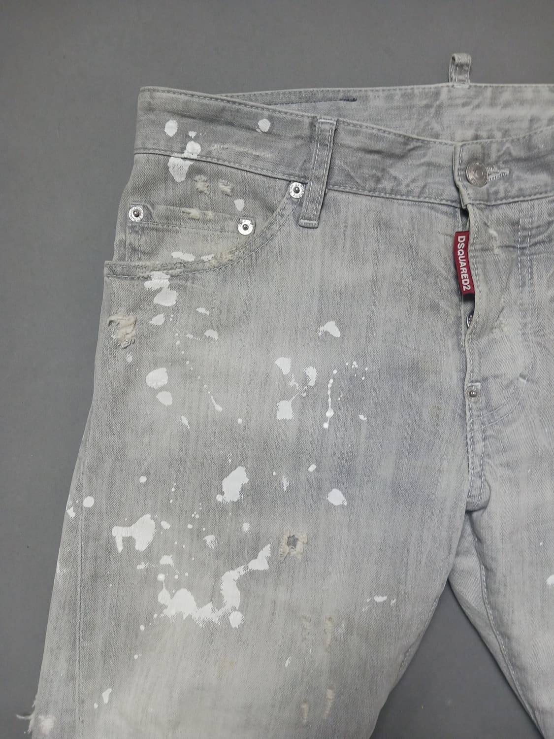 [30] 정품 디스퀘어드2 그레이워싱 섹시 트위스트진 청바지 상품이미지2