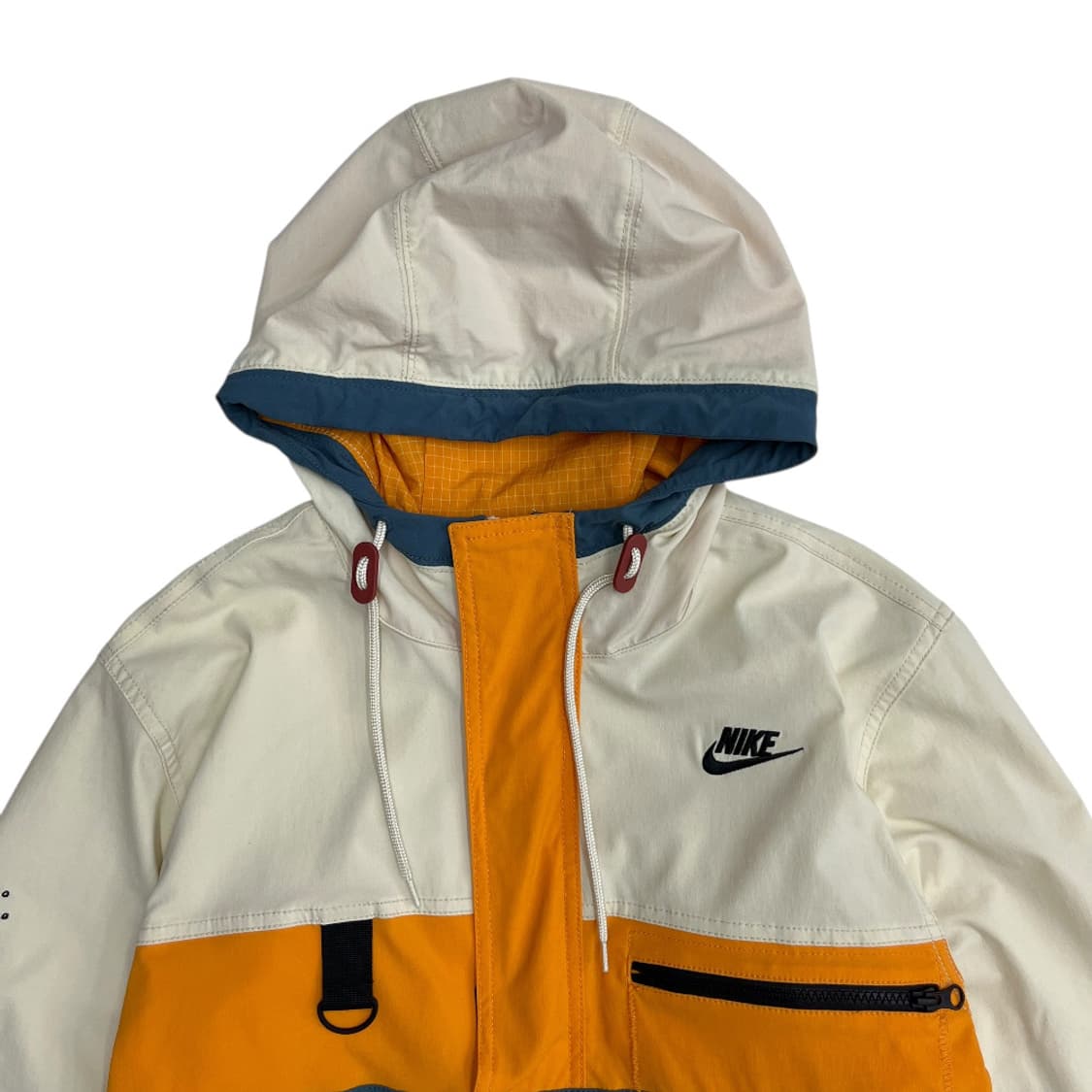 나이키 멀티배색 베이지 후드 바람막이 L 상품이미지6