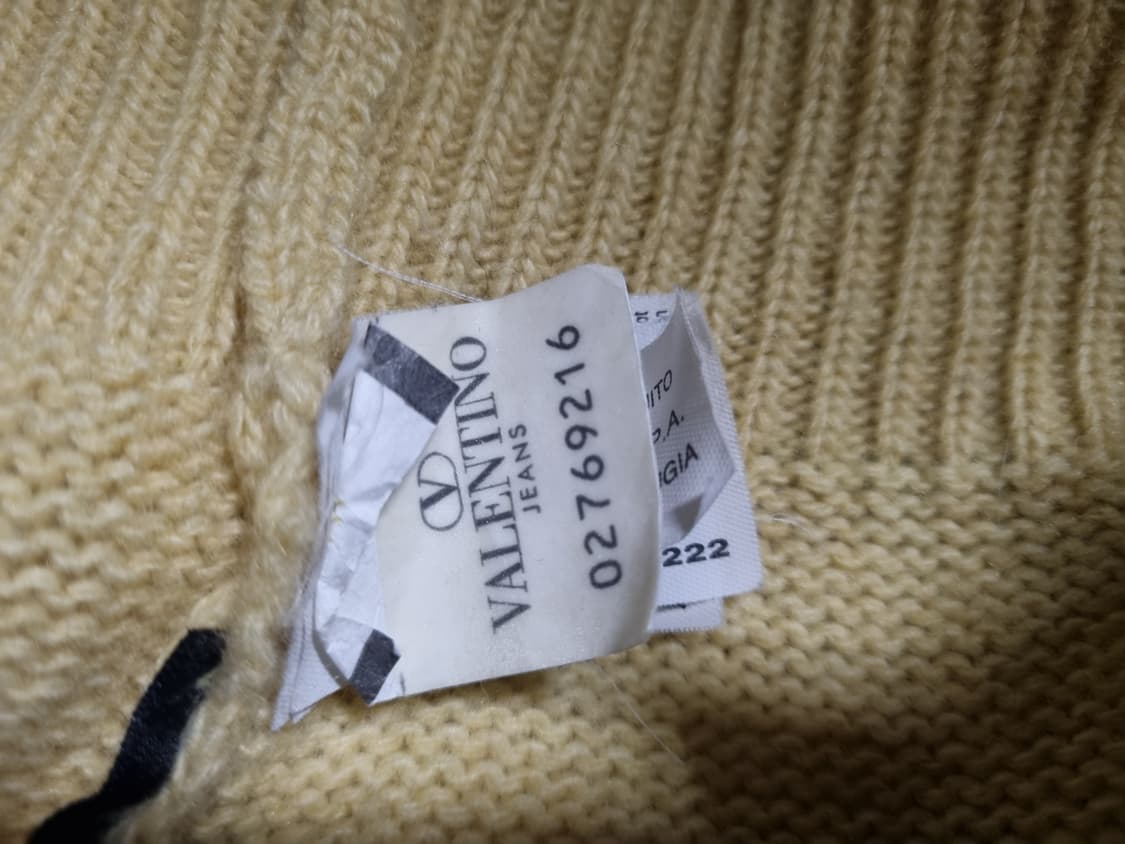 발렌티노 진 남성 반집업 울니트  상품이미지4