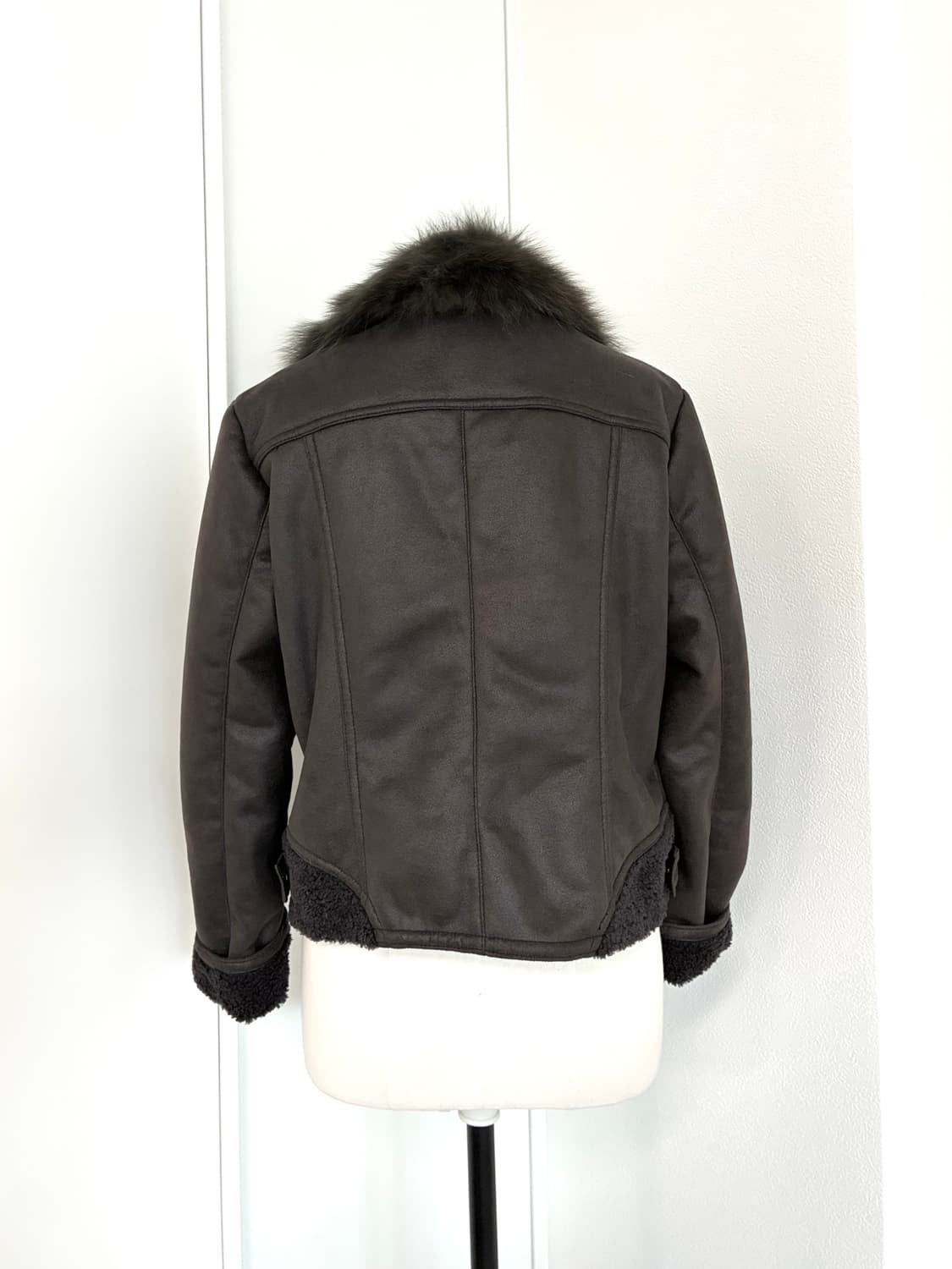 카키브라운 폭스퍼 무스탕 상품이미지8