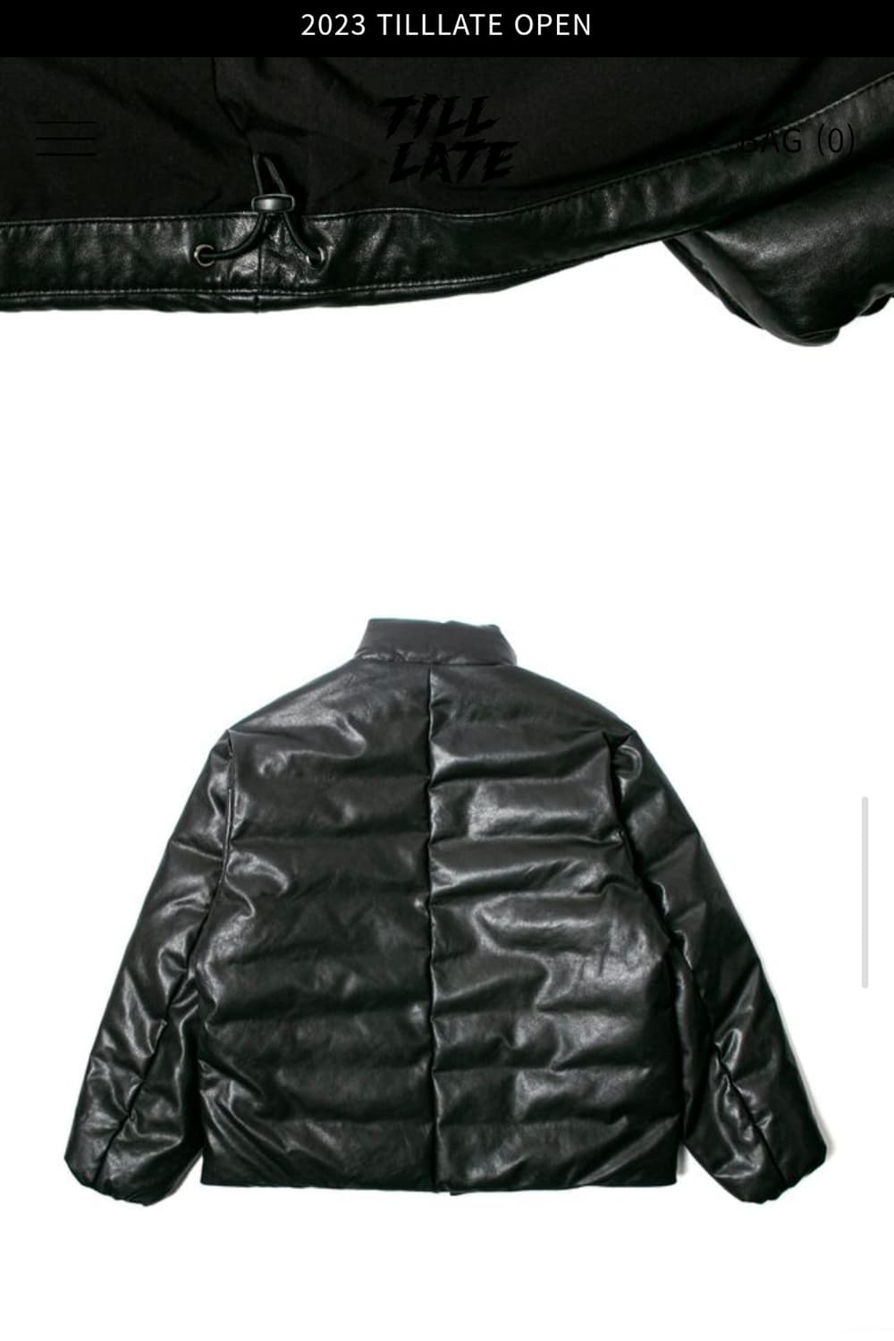 틸레이트 양가죽 블랙 패딩 자켓 상품이미지7
