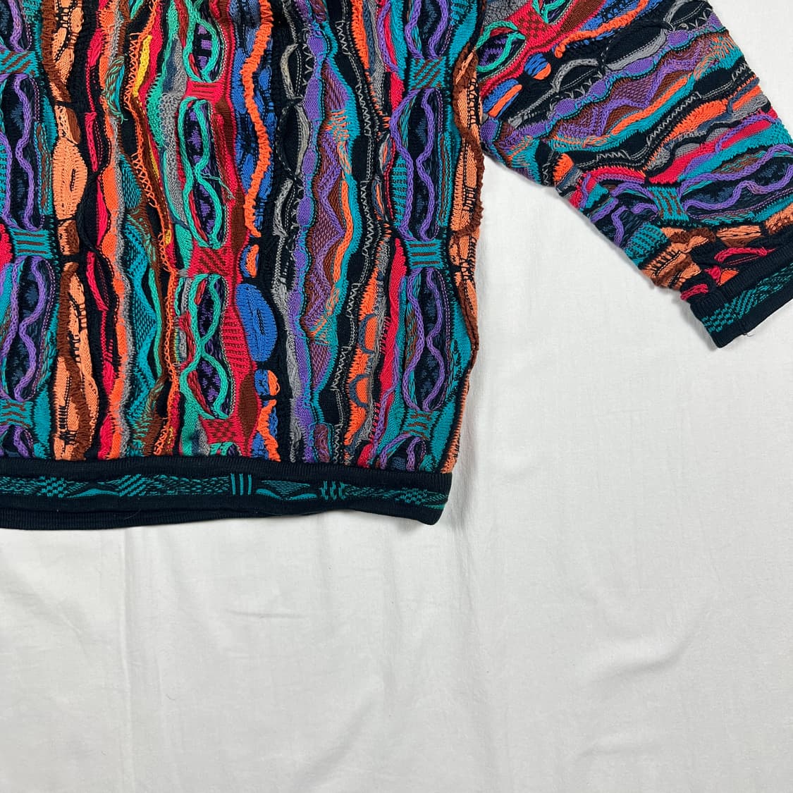 90’s 쿠지 coogi 기하학 케이블 니트 상품이미지4