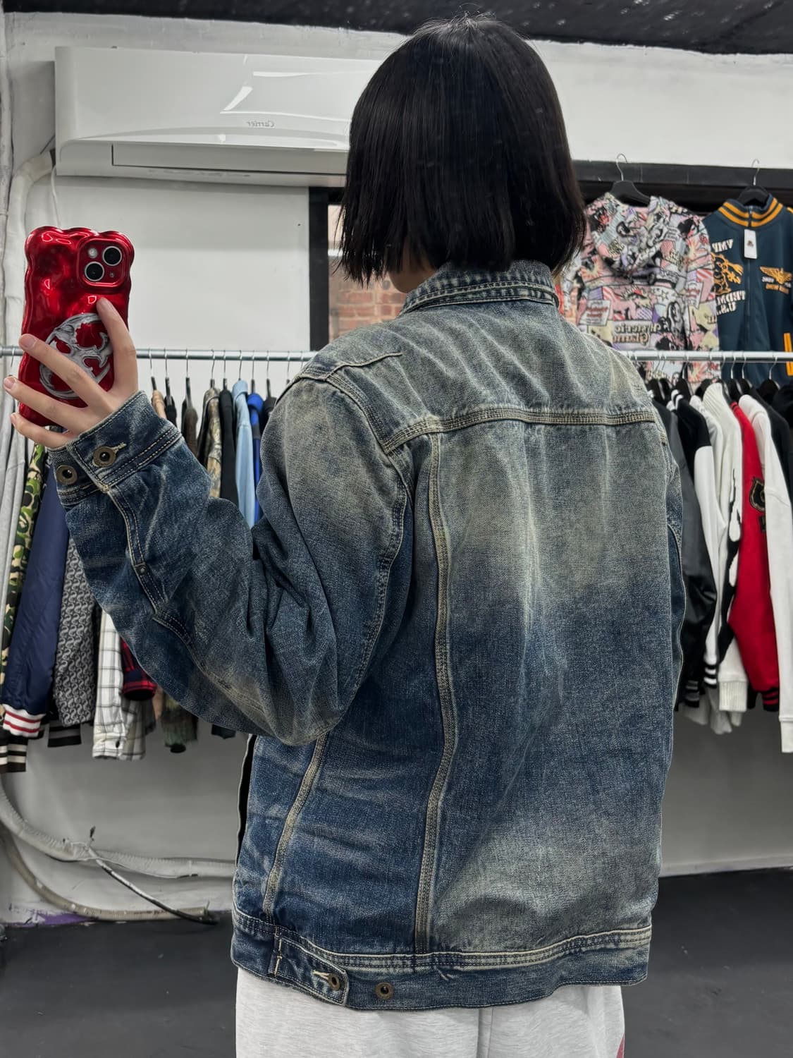 VTG 퀼팅 데님자켓 상품이미지5