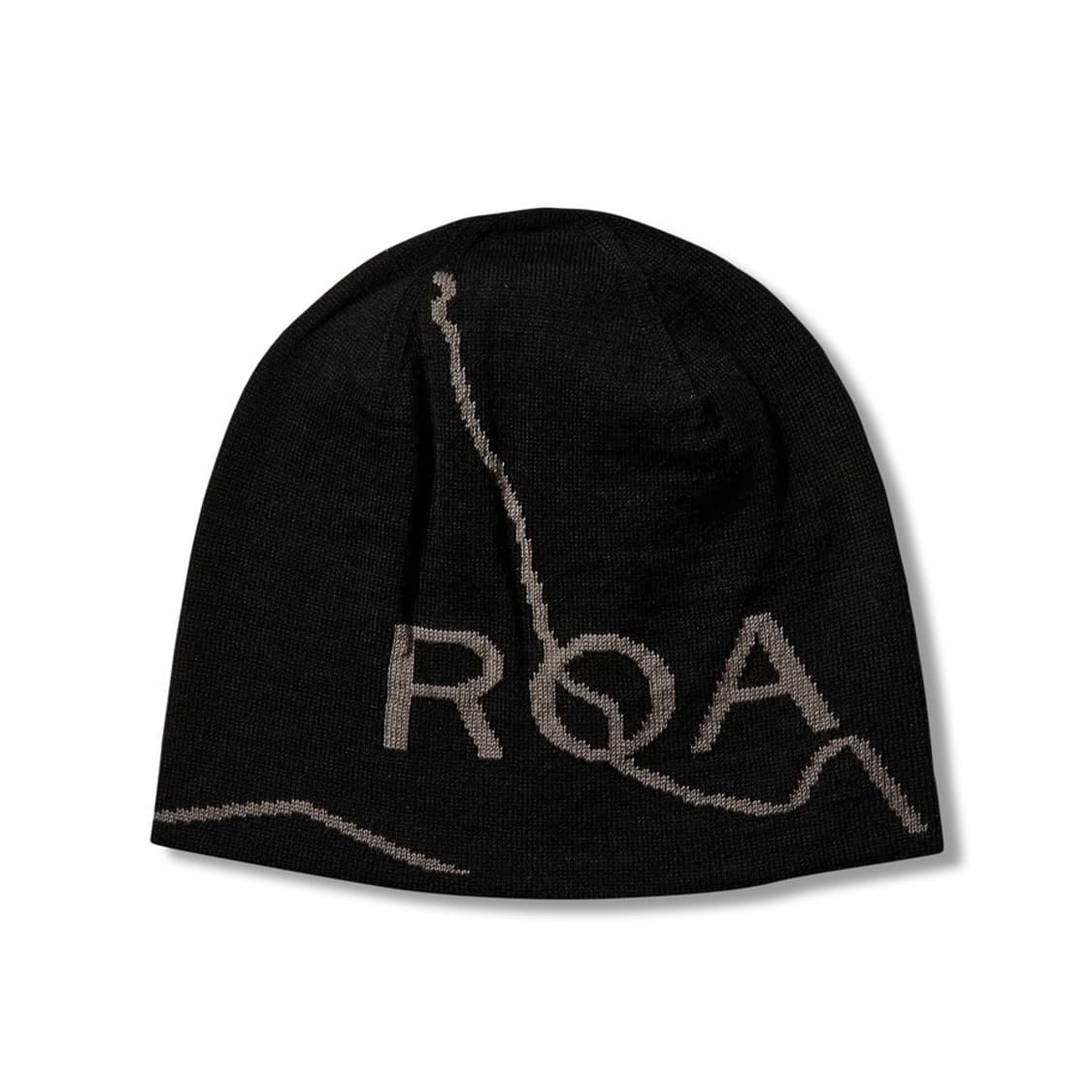 로아 하이킹 26ss 로고 울 비니/블랙 상품이미지5