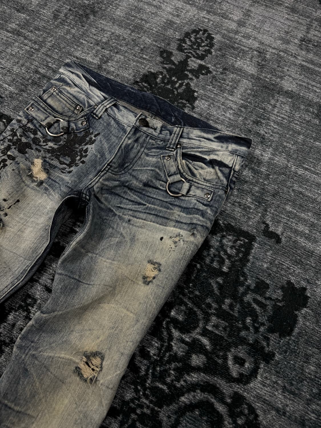 Agate 00s lame coating whisker denim pan 상품이미지4