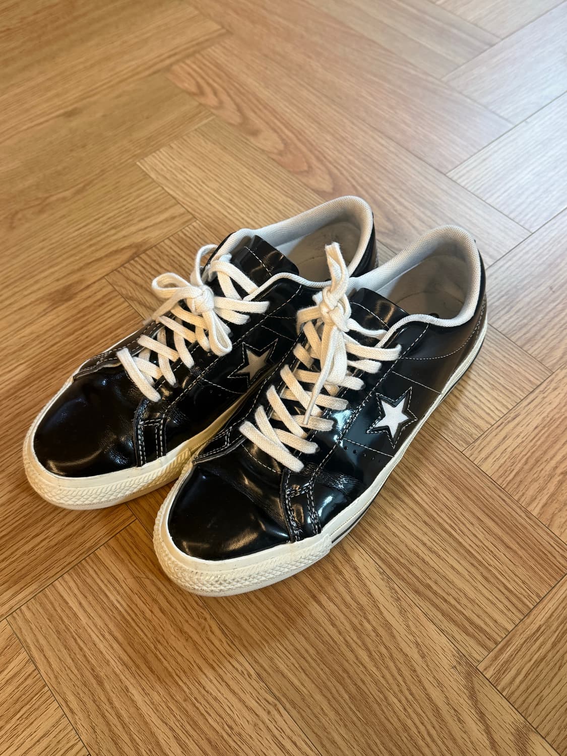 컨버스 원스타 레더 블랙 260 상품이미지1