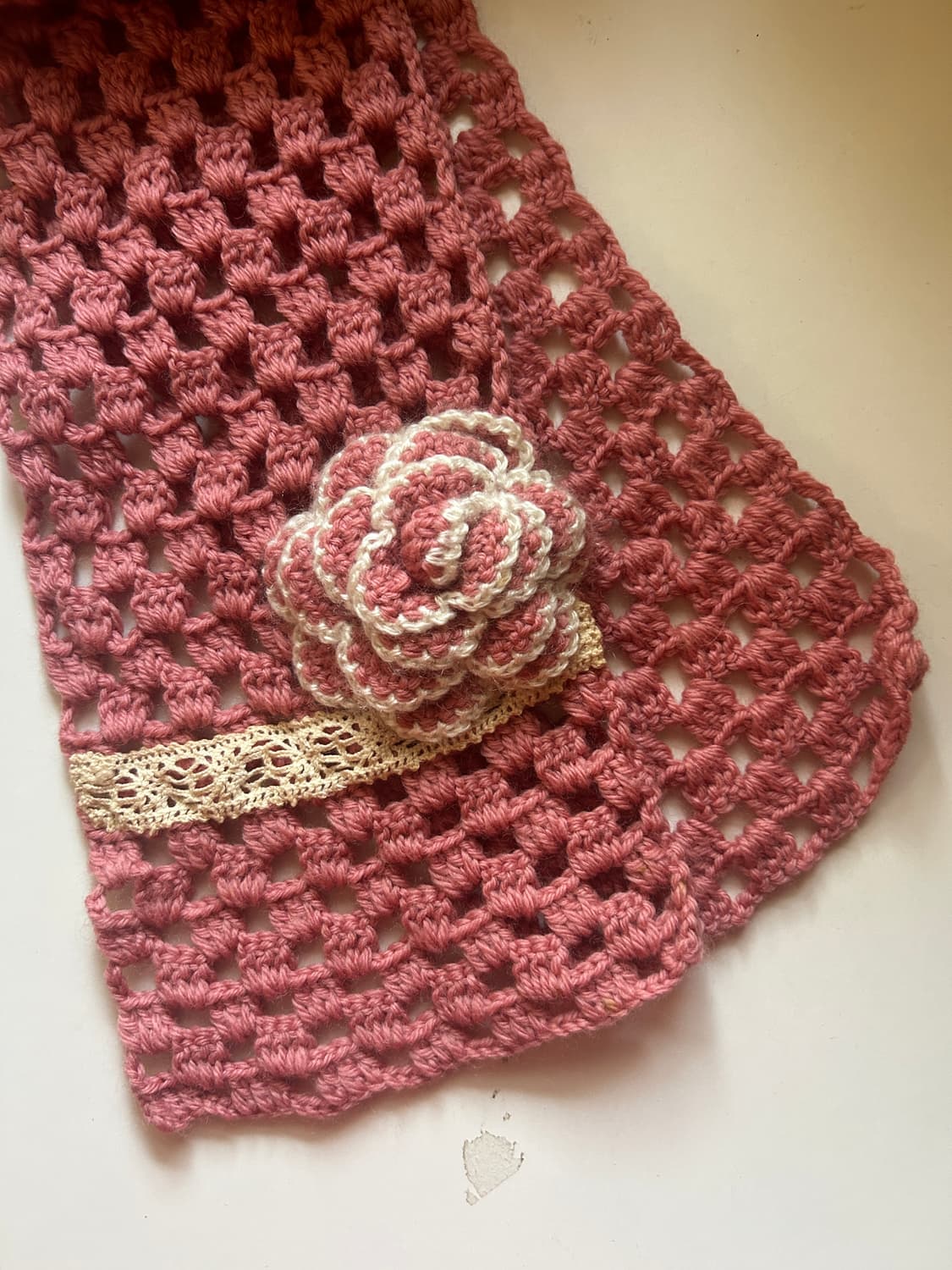 꽃 레이스 머플러  상품이미지1