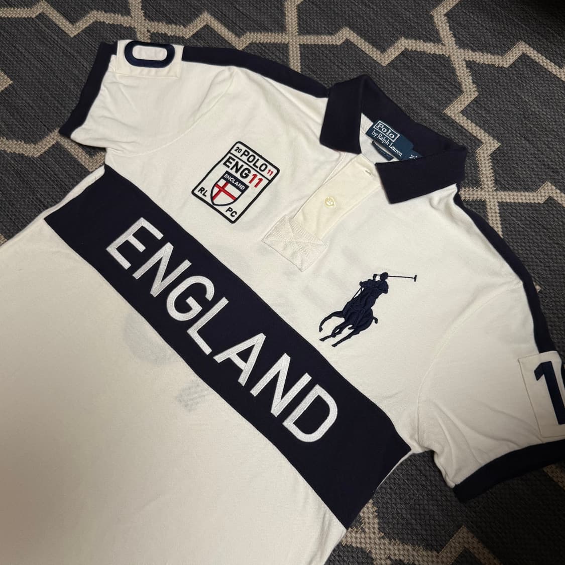 폴로 랄프로렌 빅포니 잉글랜드 카라티 M 상품이미지1