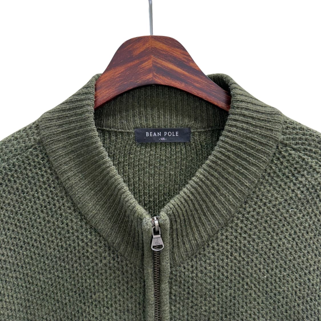 [XL] 빈폴 카키 니트집업 상품이미지5
