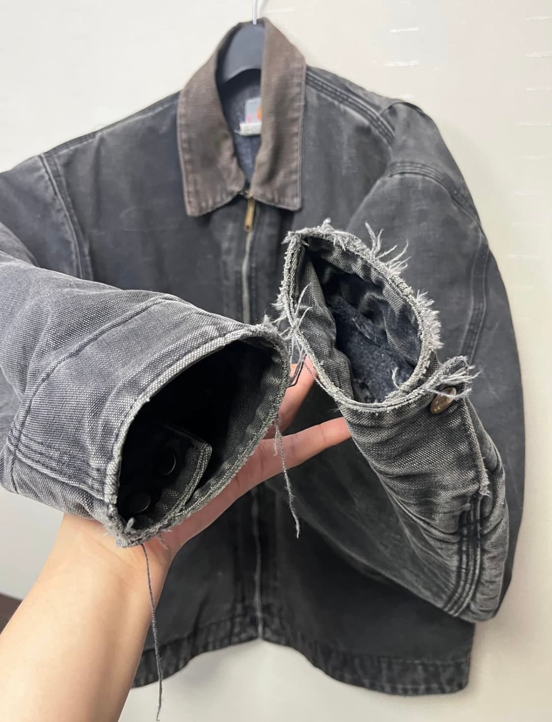 90s made in usa 칼하트 디트로이트 자켓 상품이미지3