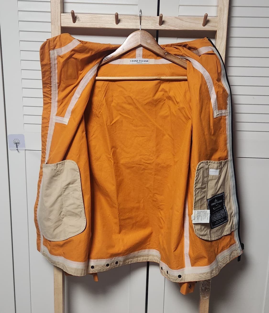 스톤아일랜드 00s 오렌지 후드 자켓 상품이미지5