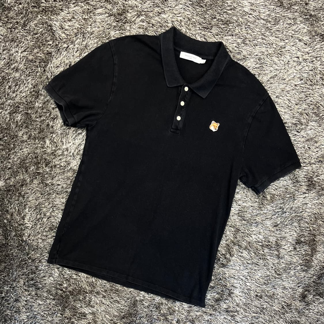 메종키츠네 남성 카라 반팔 티셔츠 (XXL) 상품이미지1