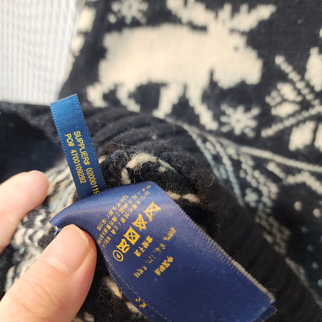 랄프로렌 폴로 노르딕 양모니트 상품이미지6