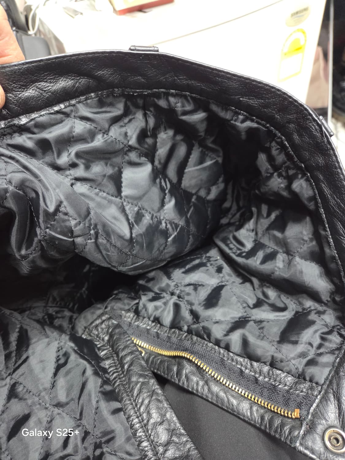 블랙  라이더용 가죽버지 상품이미지5