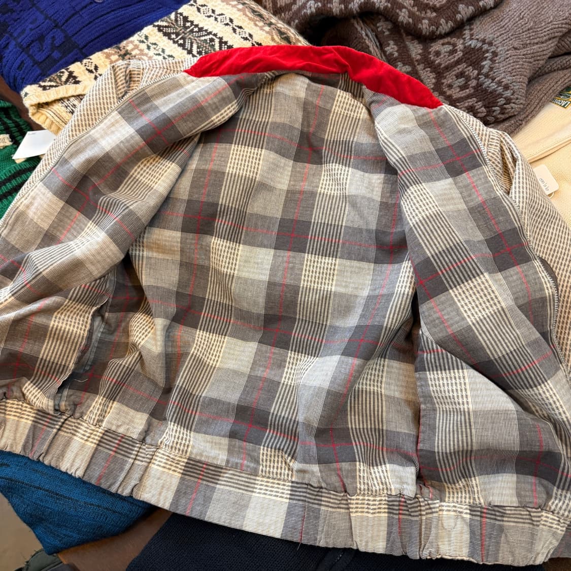 80 ~ 90S MARCIA USA 미국 리버서블 코튼 자켓 스윙탑 상품이미지7