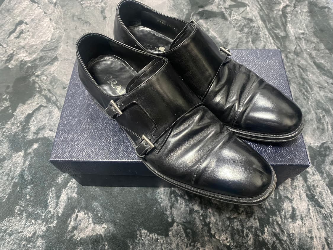 프라다 더블 몽크 스트랩 로퍼 7.5 상품이미지1