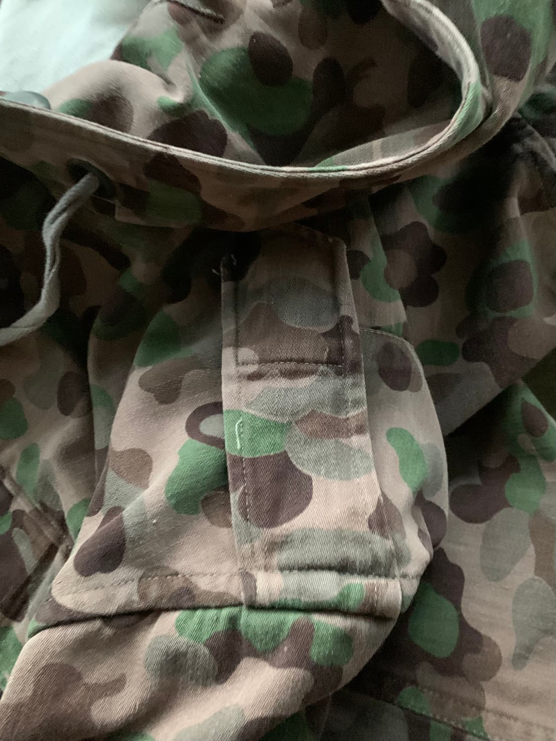 60s 오스트리아 군 KAZ57 피 도트 카모 피시테일 파카 후기형 상품이미지10