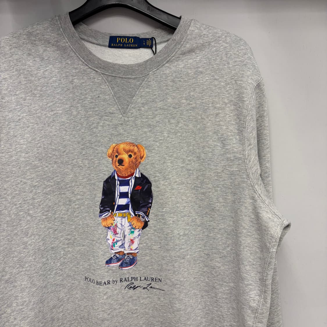폴로 랄프 로렌 베어 그레이 스웻셔츠 L 상품이미지2