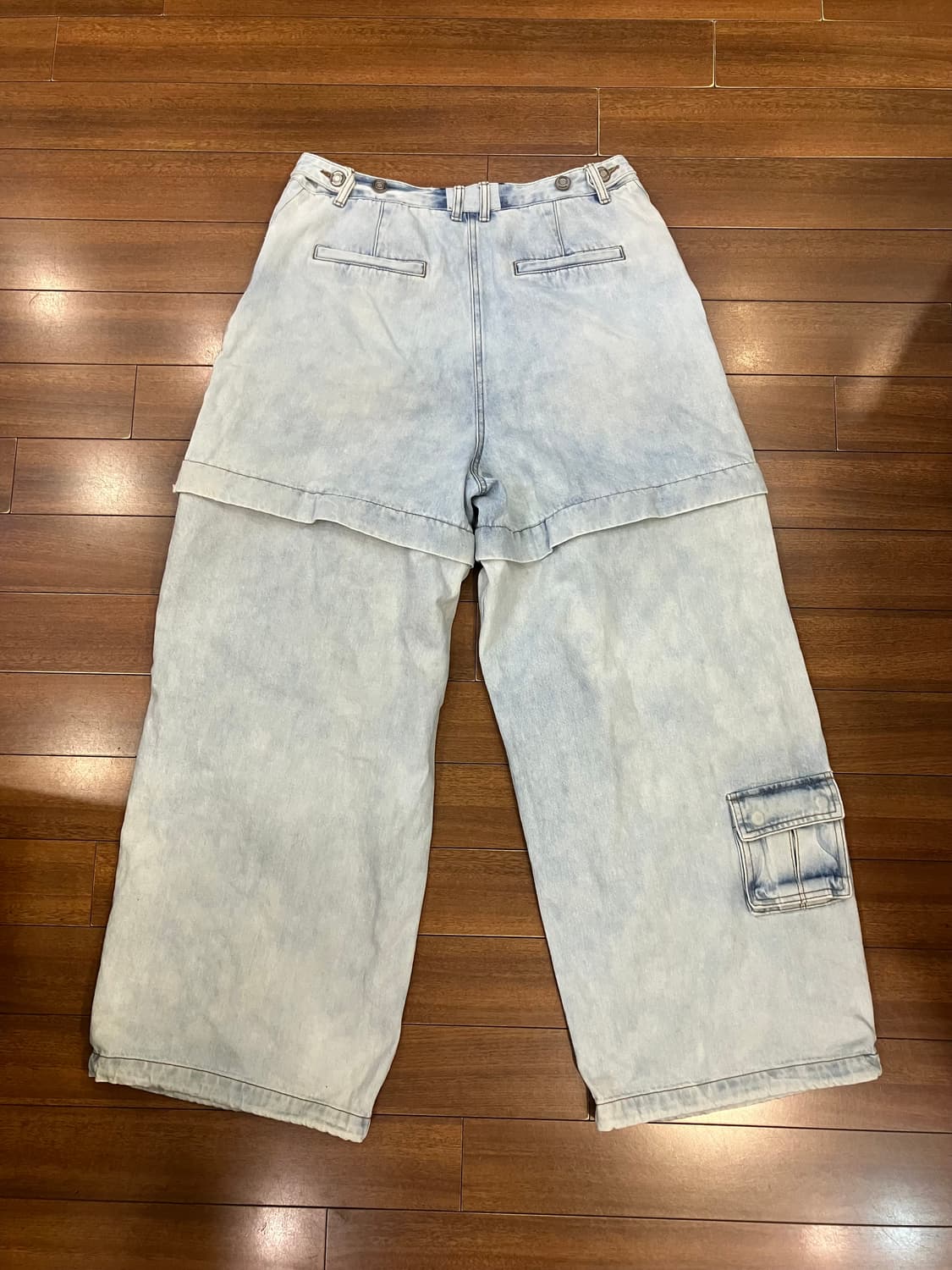 준지 투웨이 멀티카고 데님팬츠 40size 상품이미지9