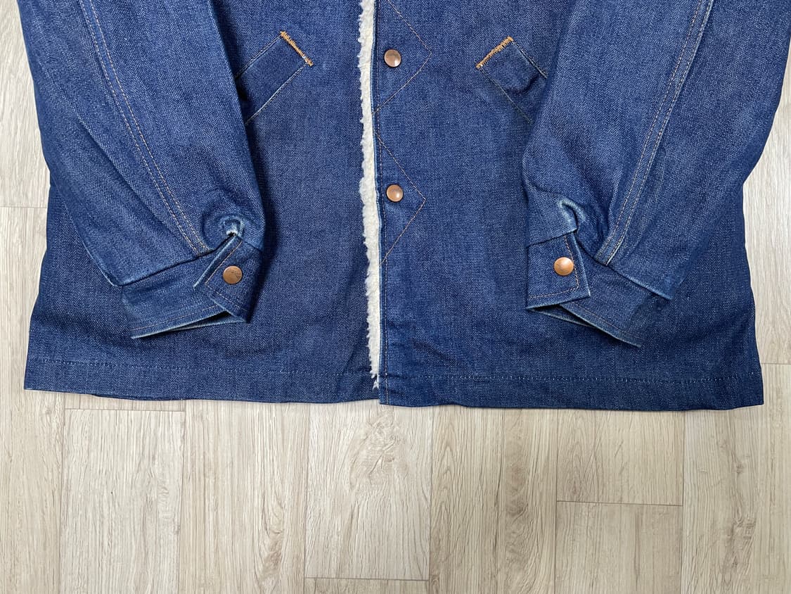 105) 70's 랭글러 데님 양털코트(미국제)민트급(RRL&LVC&폴로 상품이미지9