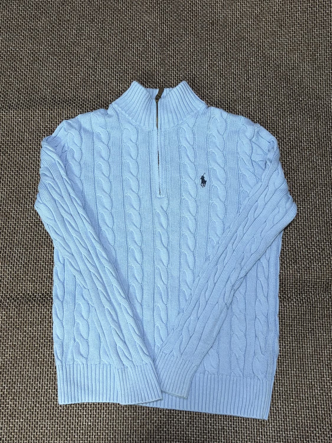 폴로 랄프로렌 케이블 반집업 니트 상품이미지2