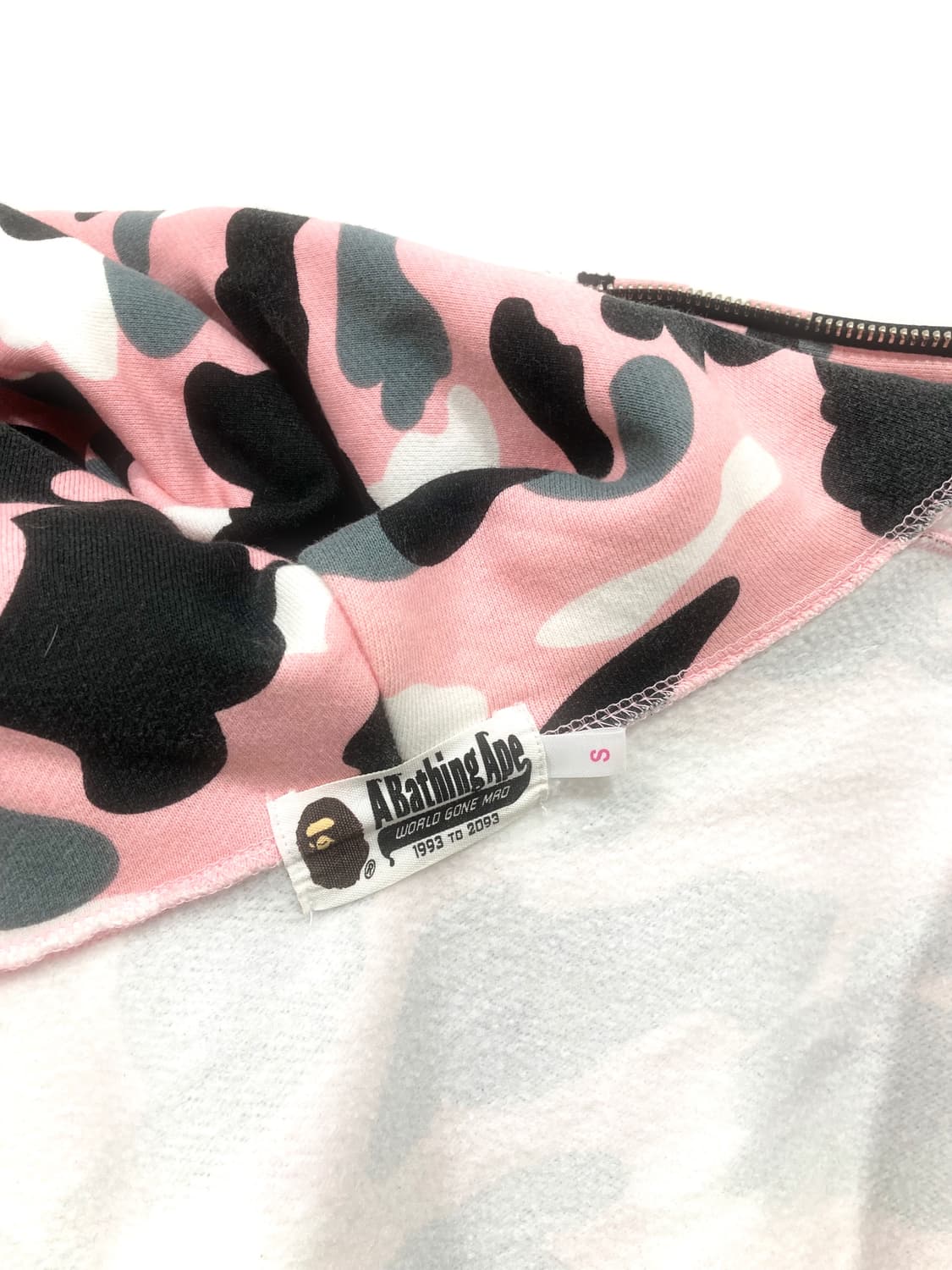 Bape pink camo shark hooded zip-up 상품이미지10