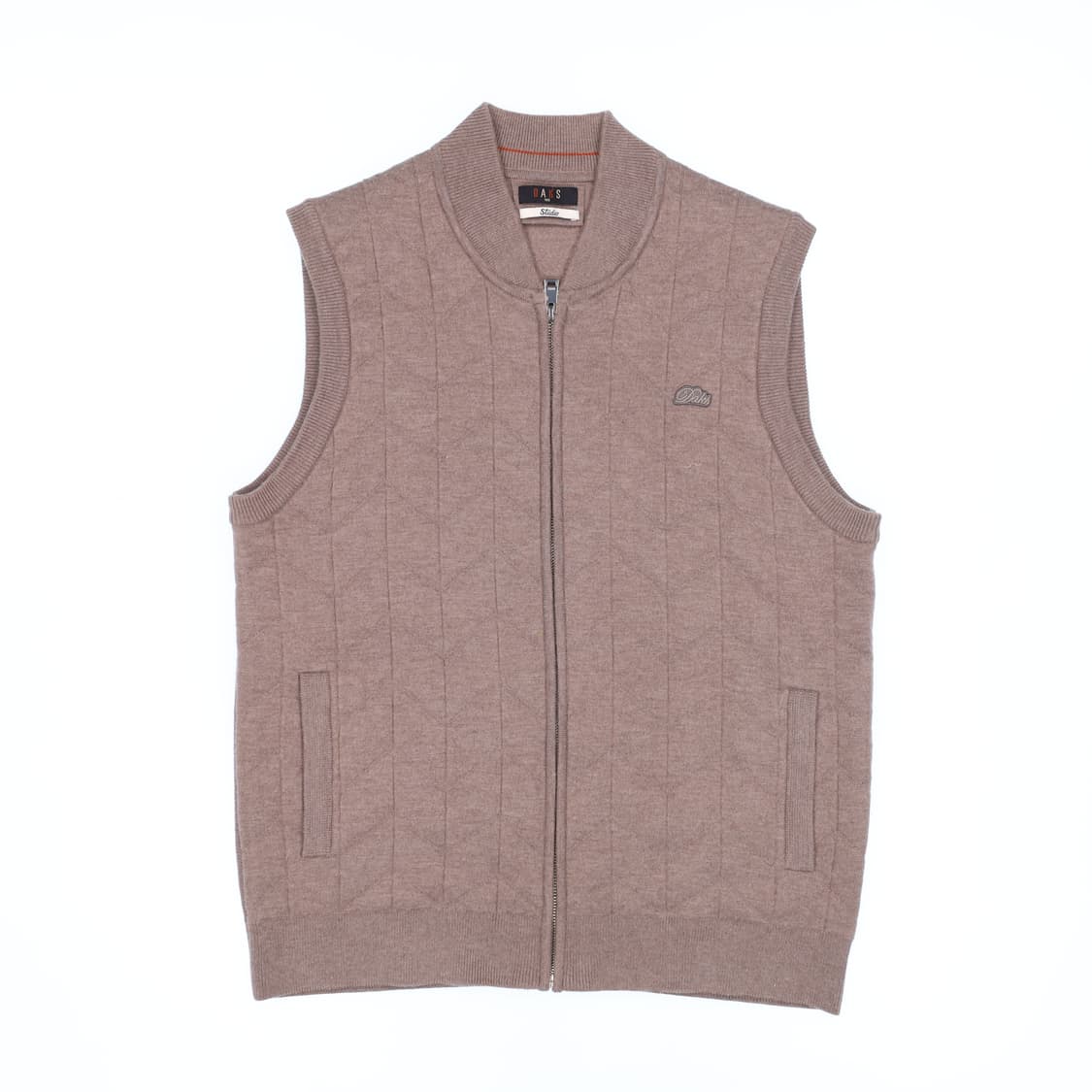 105 닥스 남성 울 니트 집업 조끼 N7472 상품이미지1