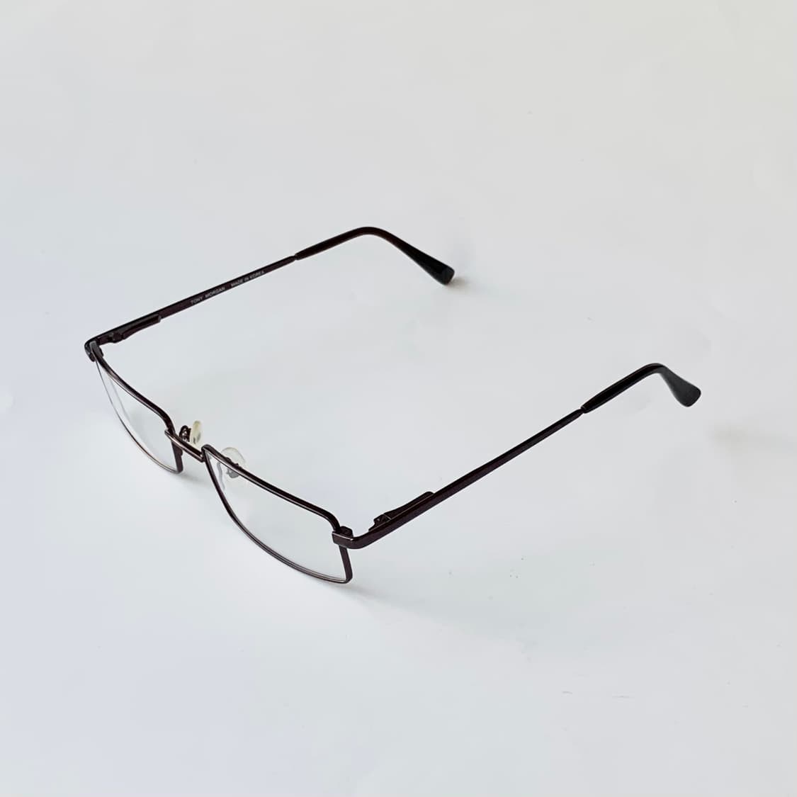 771 데드스탁 픽키 빅사이즈 슬림 사각 브라운 빈티지안경 상품이미지3