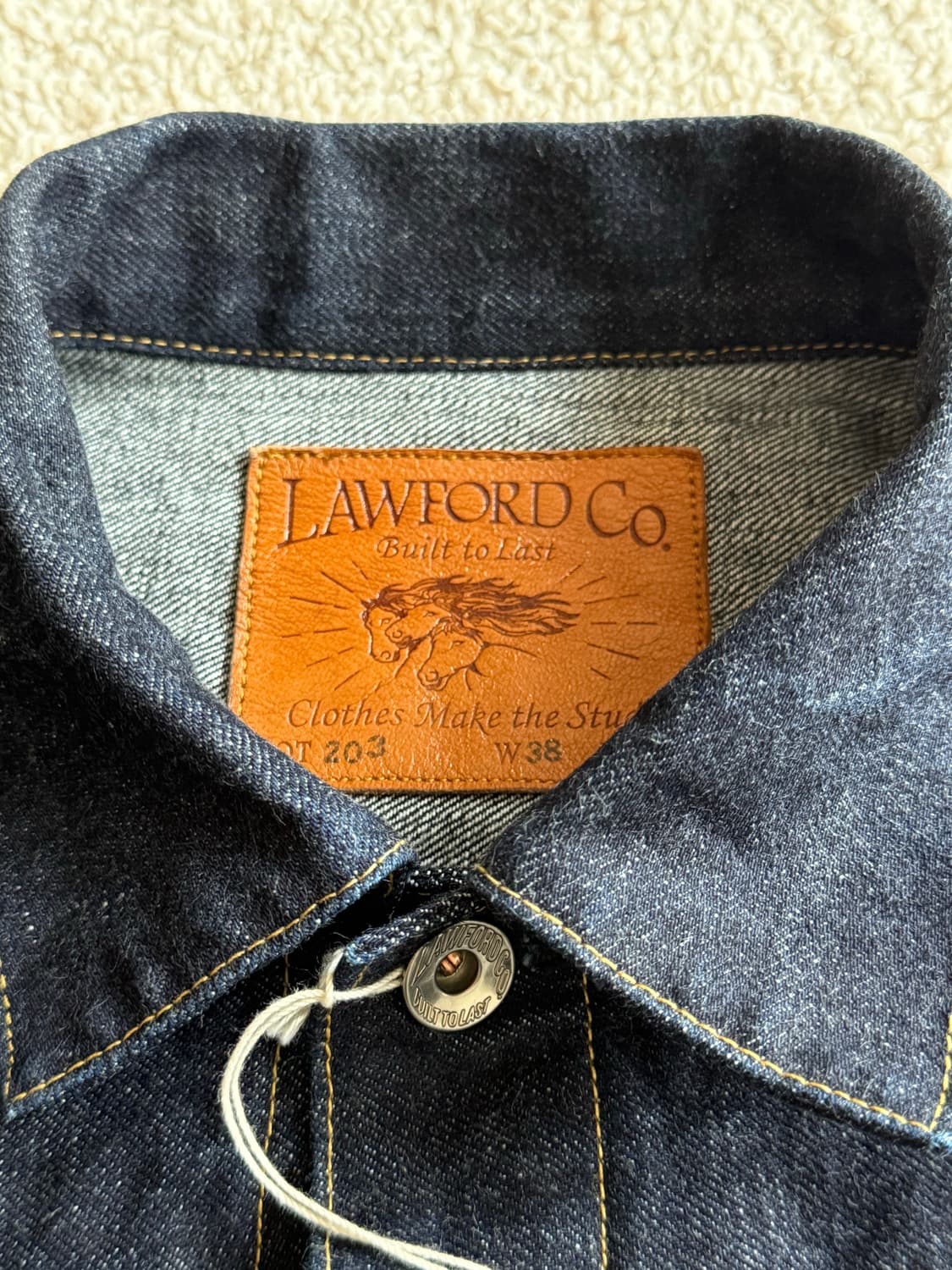 [38] 로우포드 Lawford lot.203 데님자켓 상품이미지4