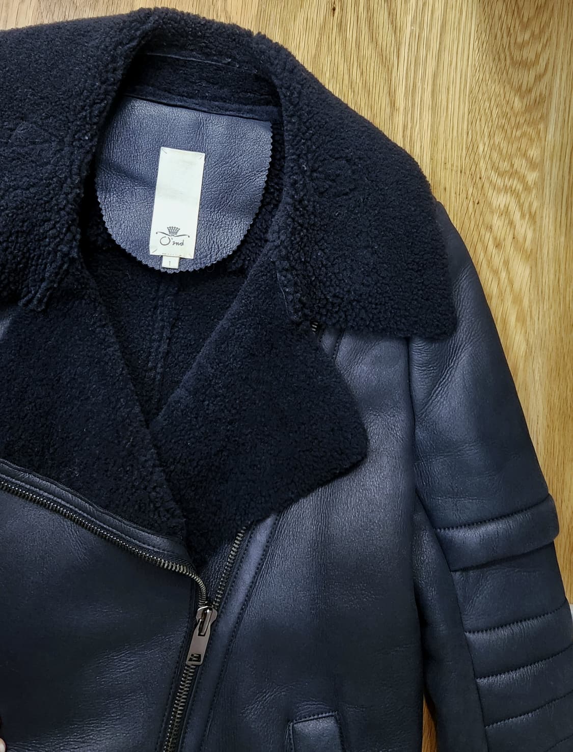 한섬 오즈세컨 양가죽 양털무스탕 상품이미지7