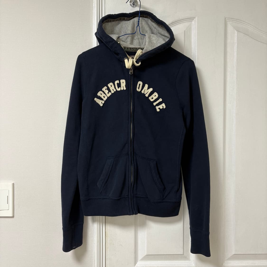 아베크롬비 후드집업 네이비 M 상품이미지3