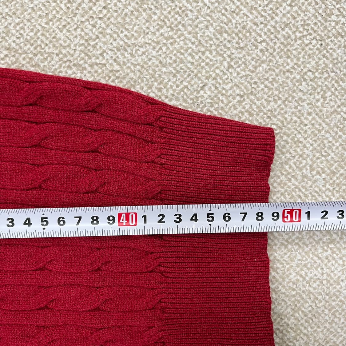 실측확인 폴로 케이블 니트 가디건 0202M1 상품이미지5