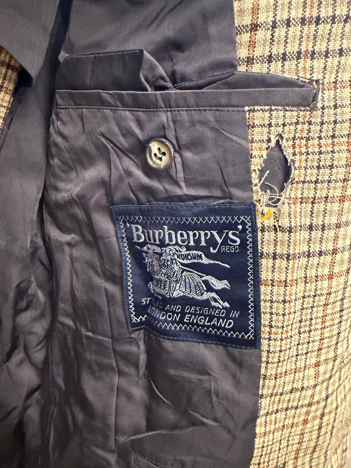 버버리 클래식 체크 블레이저 자켓 상품이미지6