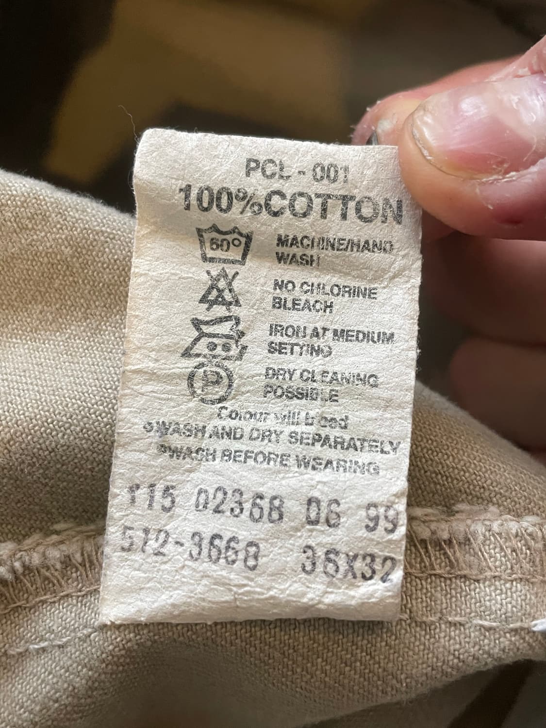 리바이스512 베이지 팬츠 화이트탭 상품이미지5