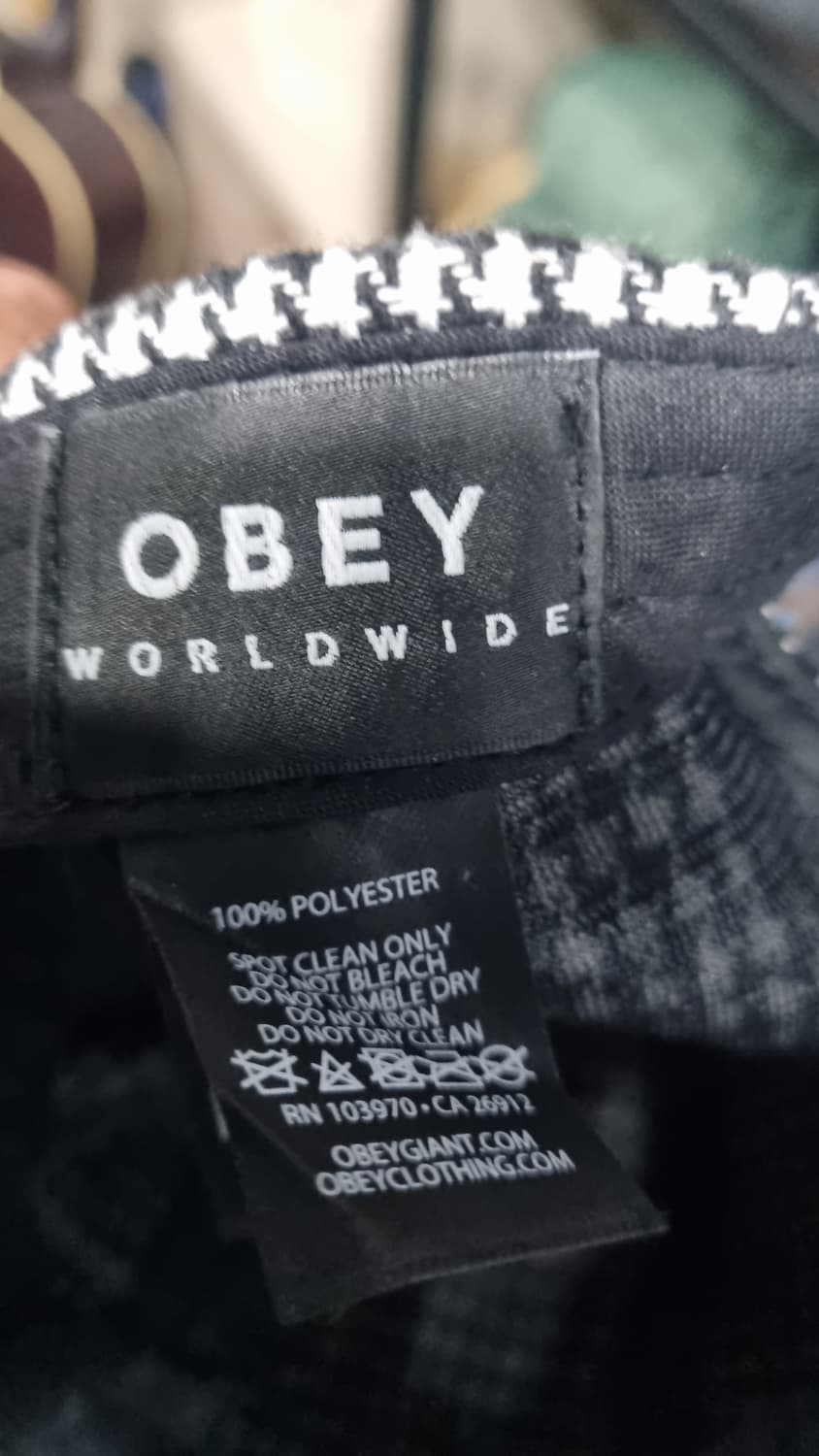 오베이) OBEY 로고 볼캡 공용 프리 원사이즈 상태10/9 상품이미지4