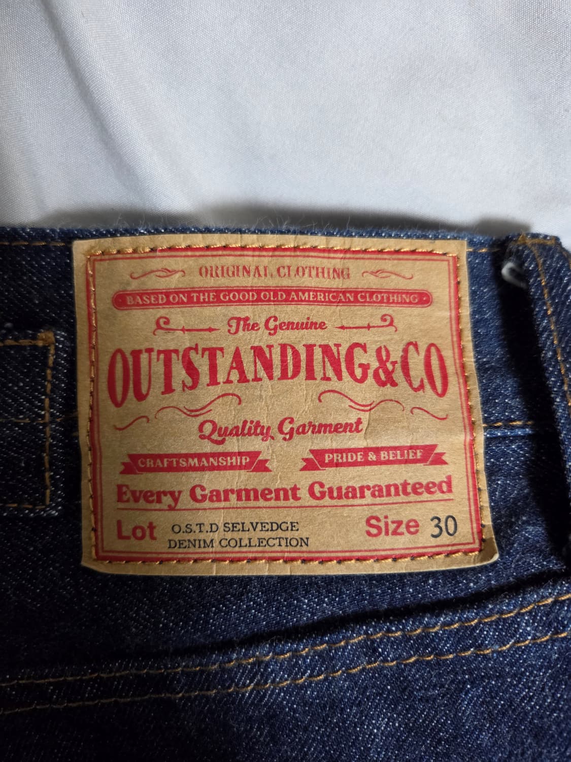 아웃스탠딩 30's 데님 30 상품이미지3