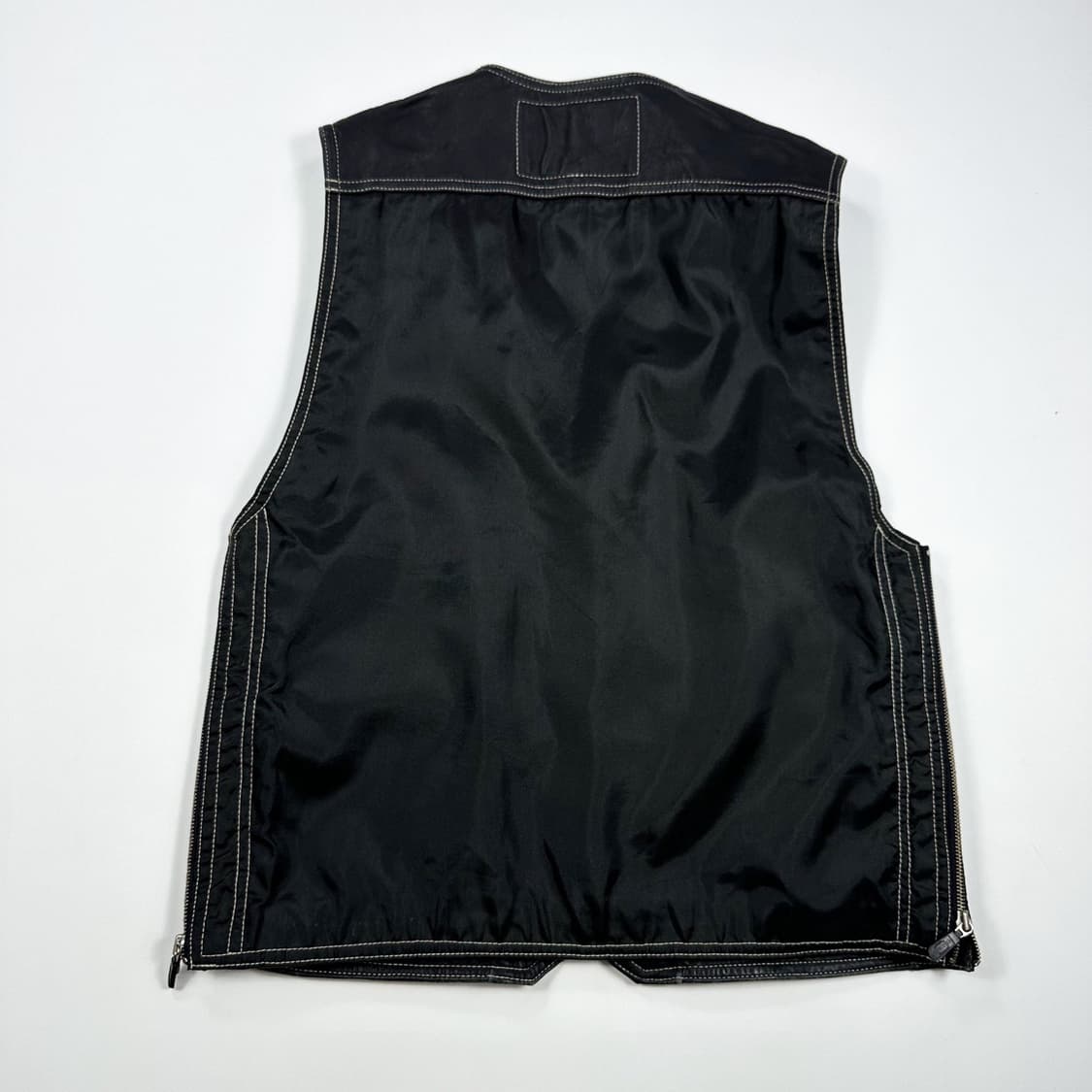 VTG 빈티지 블랙 가죽 조끼 베스트 (L) 상품이미지3