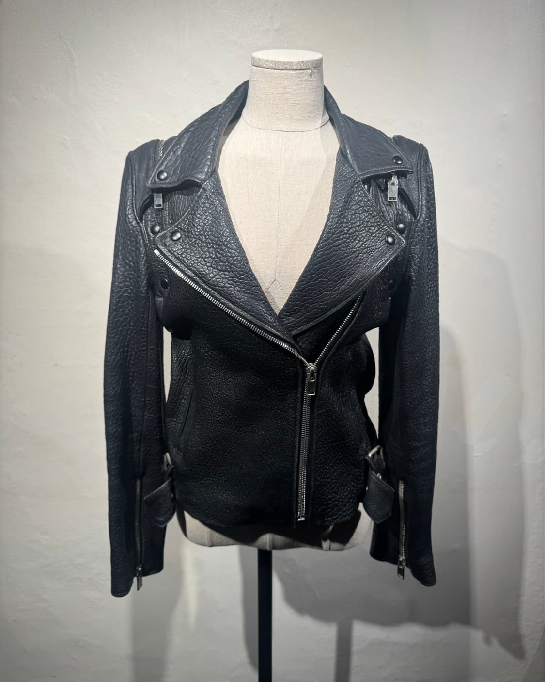 “Unknown” Lamb skin rider jacket  상품이미지1