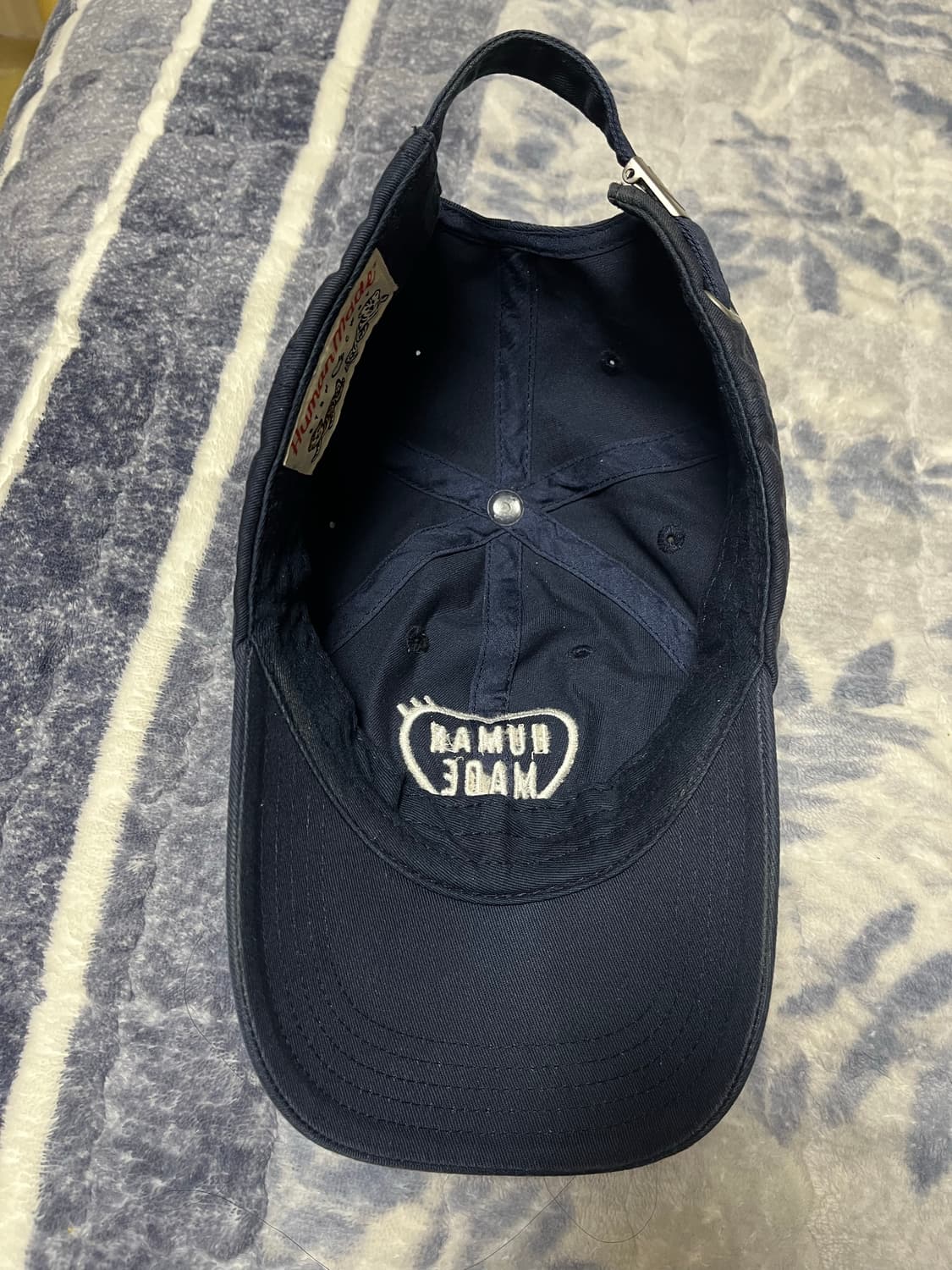 휴먼메이드 6패널 트윌 볼캡 빈티지 네이비 상품이미지5