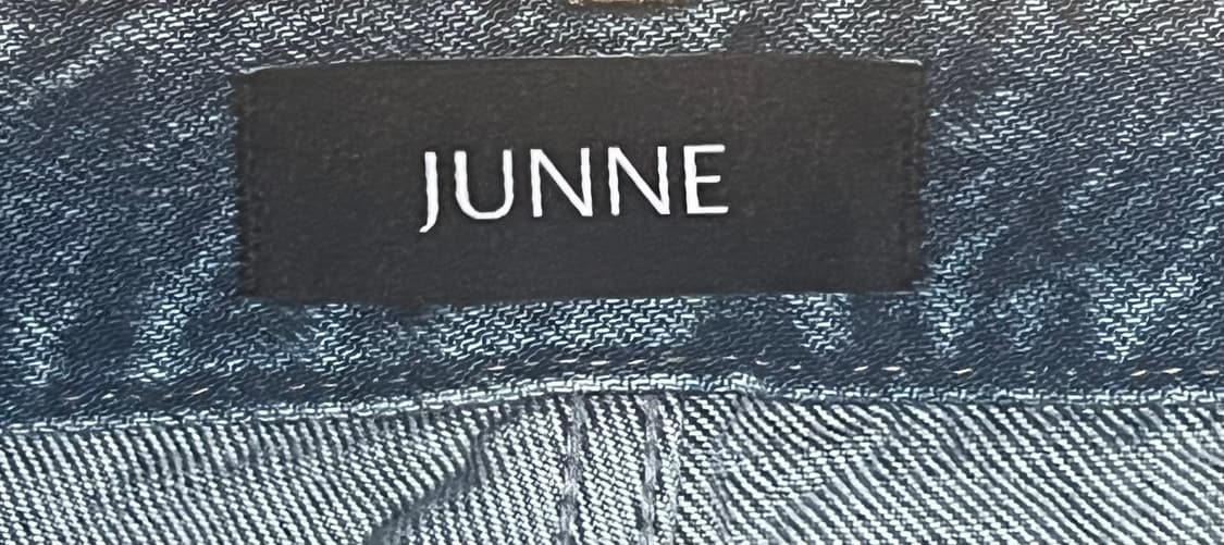 (S) 준느 P19 Denim Blue 데님 플레어 진 블루 JUNNE 상품이미지7