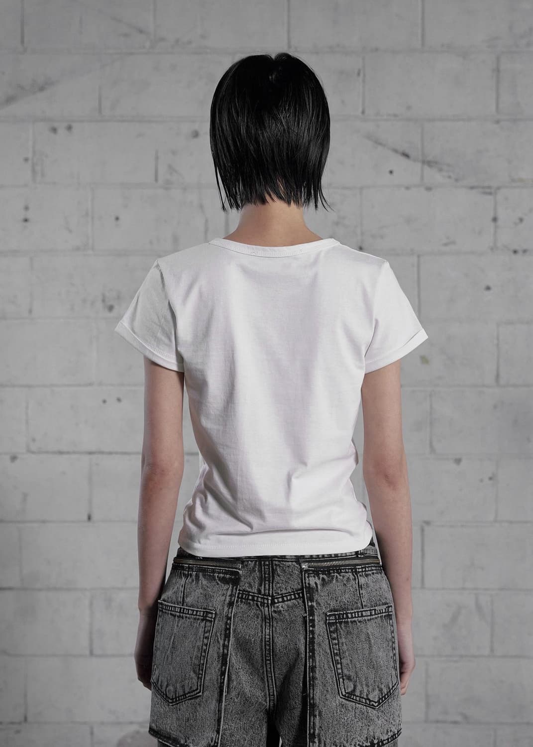 SILVER PAINTING T, IVORY 상품이미지3