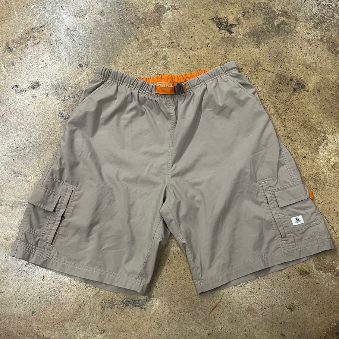 [정품/XL] 나이키 acg 카키색 카고 반바지 오렌지 포인트 b10 상품이미지2