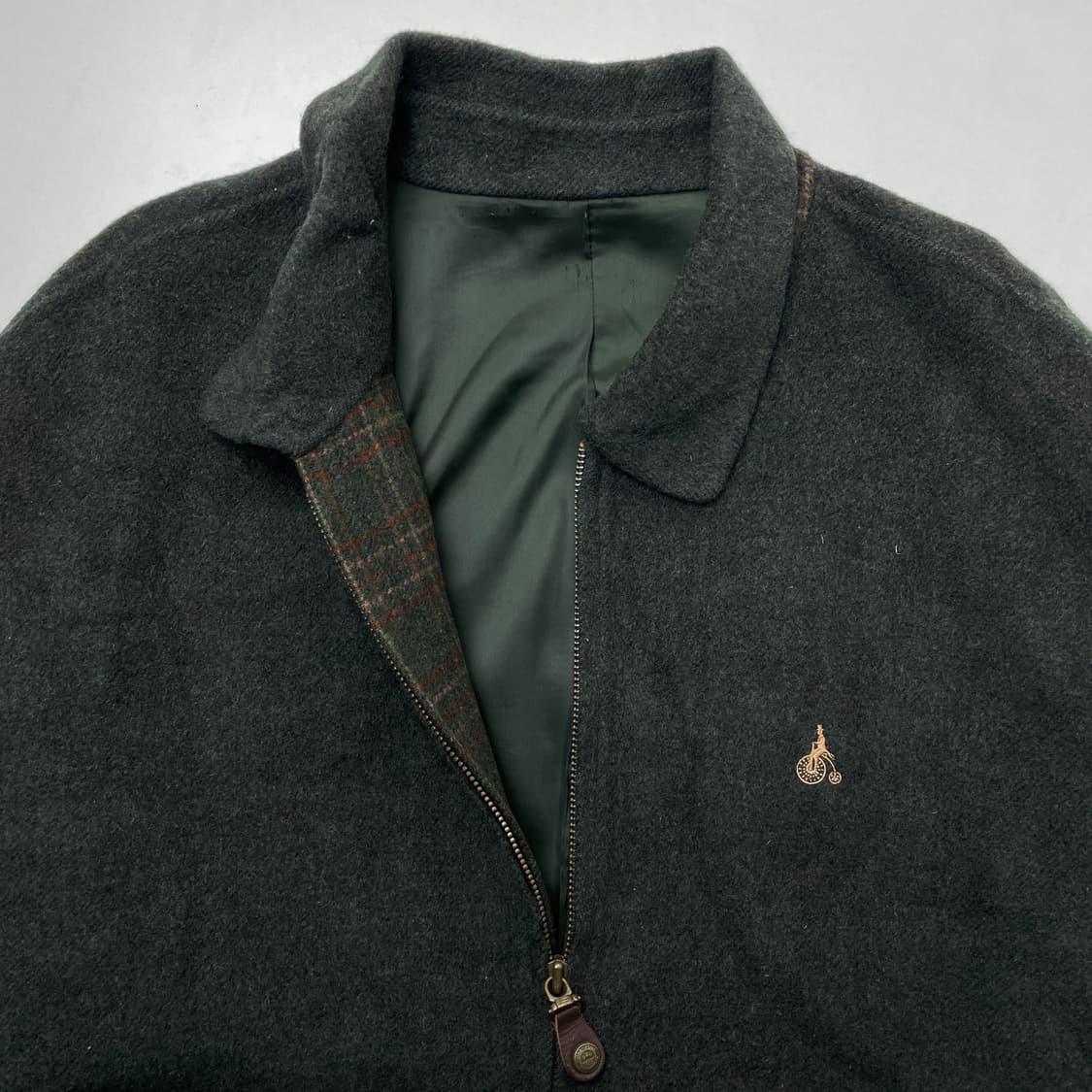 빈폴 모직 울 집업 자켓 딥카키 100 상품이미지3