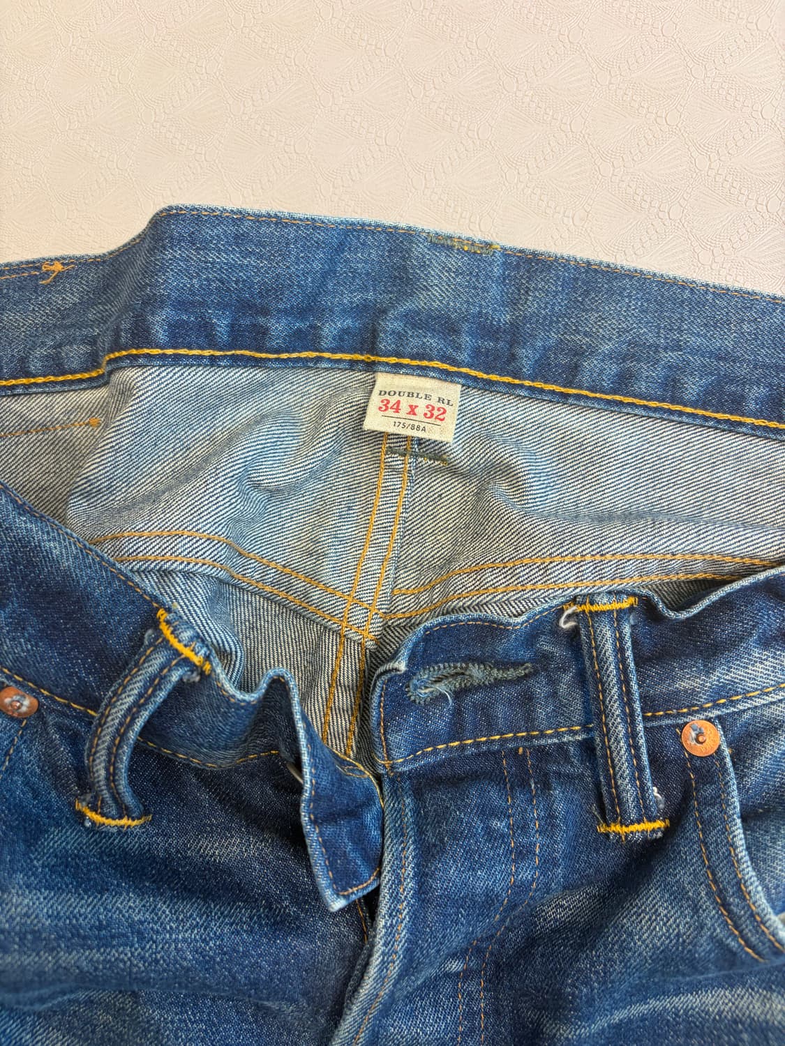 RRL 더블알엘 빈파포 그랜드폴스 데님팬츠 34/32 입니다 상품이미지5