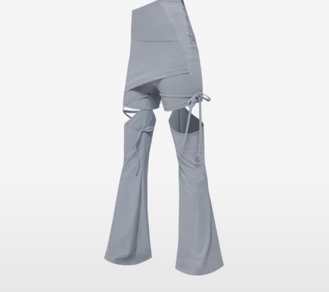 오호스 디테쳐블 스트랩 스커트 상품이미지1