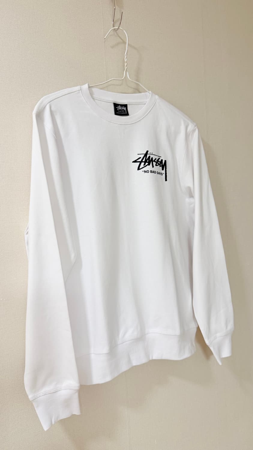 스투시(Stüssy) 서머 컬렉션 플로럴 크루넥 맨투맨 S 실착 2회 상품이미지2