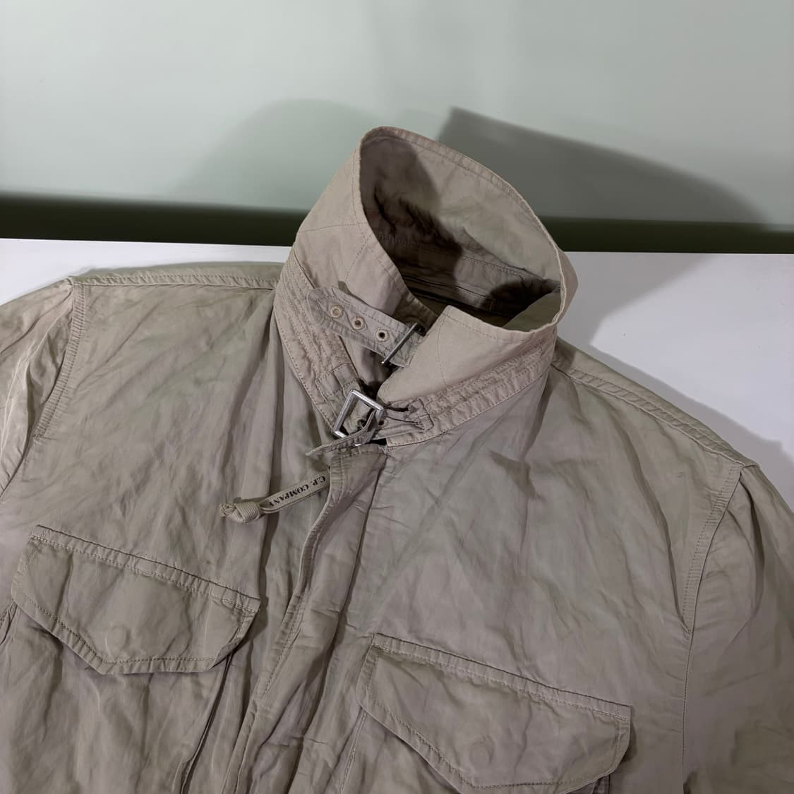 95-100 CP컴퍼니 베이지 나일론 야상자켓 상품이미지5
