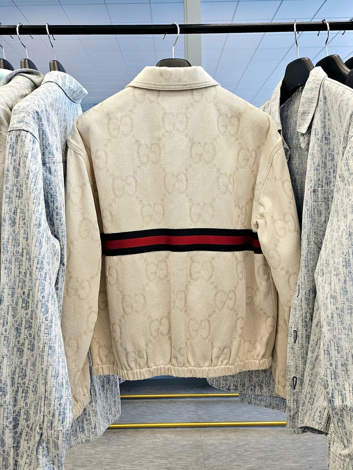 [46]구찌 자카드 데님 트러커 자켓 상품이미지2