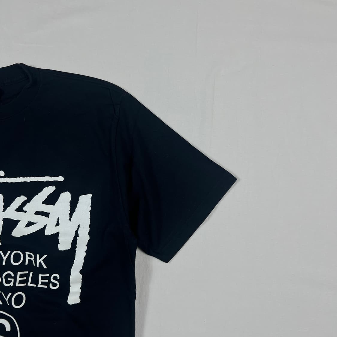 90‘s 스투시 stussy 월드투어 프린트 반팔티 상품이미지3